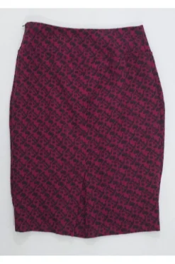 Eva Franco - Pink & Grey Printed Skirt Sz 6