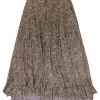 Evarae - Beige & Black Speckled Print High-Low Maxi Skirt Sz XS