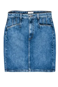 Favorite Daughter - Blue Medium Wash Denim Skirt Sz 6