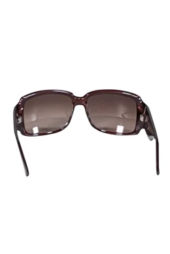 Fendi - Brown Large Logo Sides Sunglasses