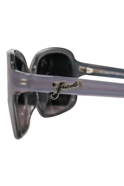 Fendi - Grey Oversized Square Sunglasses w/ Ombre Lenses