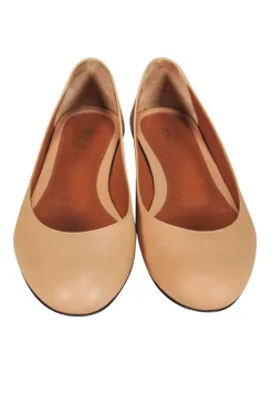 Fendi - Tan Leather Flats Sz 10