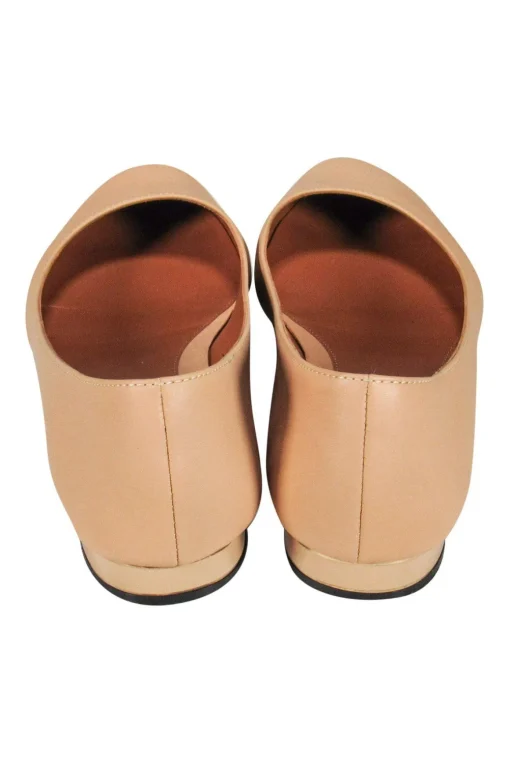 Fendi - Tan Leather Flats Sz 10