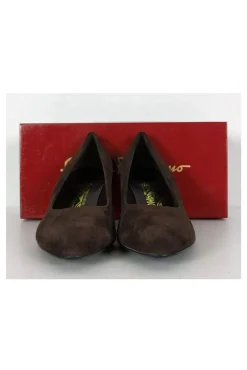 Ferragamo - Brown Suede Pumps Sz 11