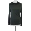 Ferragamo - Green Long Sleeve Cowl Neck Shirt Sz 8
