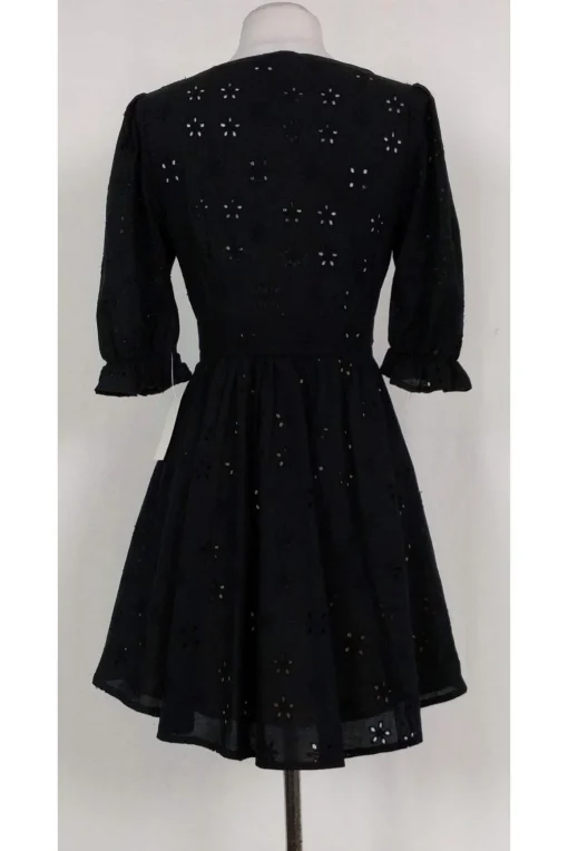 For Love & Lemons - Black Eyelet Dress Sz S