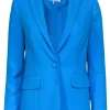 Frame - Aqua Blue Single Button Blazer Sz 0