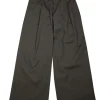 Frame - Army Green Pleated Wide Leg Pants Sz 4