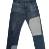 Frame - Medium & Light Wash Patchwork Boyfriend Jeans Sz 2