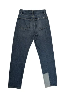 Frame - Medium & Light Wash Patchwork Boyfriend Jeans Sz 2