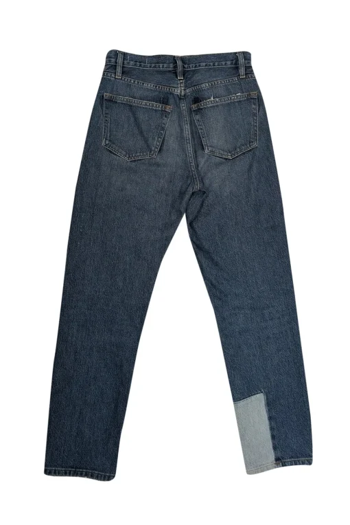 Frame - Medium & Light Wash Patchwork Boyfriend Jeans Sz 2