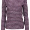 Free People - Purple Marble Knit Sweater w/ Boat Neckline Sz S