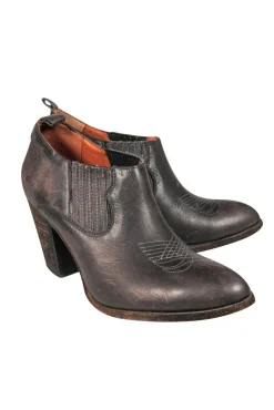 Frye - Dark Gray Booties w/ Stitching Sz 11