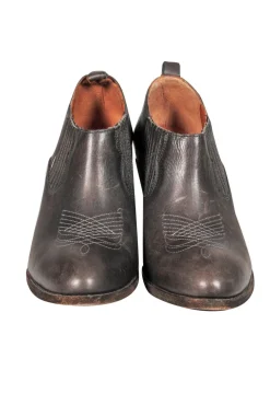 Frye - Dark Gray Booties w/ Stitching Sz 11
