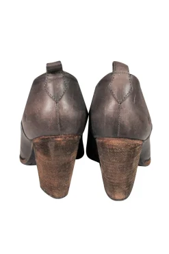 Frye - Dark Gray Booties w/ Stitching Sz 11