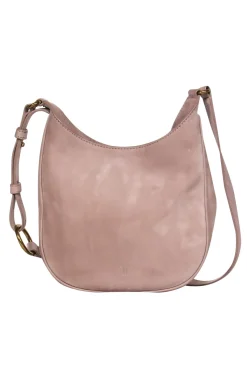 Frye - Taupe Crossbody Bag w/ Gold-Toned Studs