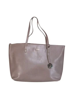 Furla - Dark Beige Medium Tote Bag