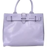 Furla - Periwinkle Leather Structured Handbag