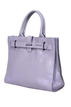 Furla - Periwinkle Leather Structured Handbag