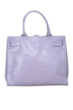 Furla - Periwinkle Leather Structured Handbag