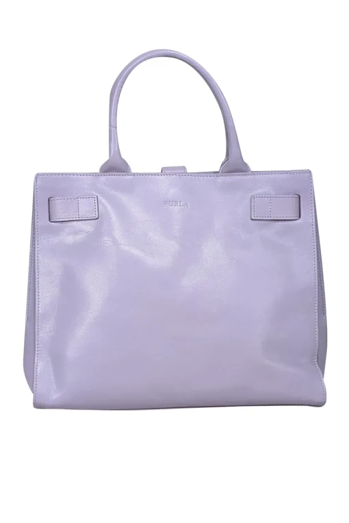 Furla - Periwinkle Leather Structured Handbag