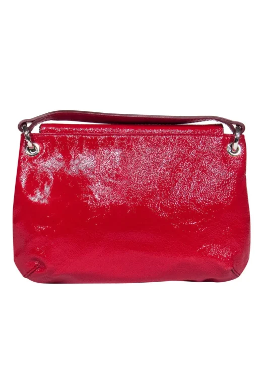 Furla - Red Patent Leather Convertible Crossbody