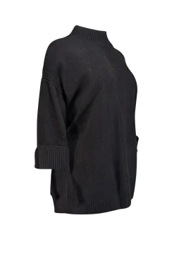 Gerard Darel - Black Wool Mock Neck Sweater Sz 8