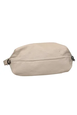 Gianfranco Ferre - Beige Leather Large Shoulder Bag