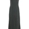 Giorgio Armani - Black & White Print Sequin Sleeveless Gown Sz 12