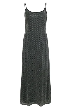 Giorgio Armani - Black & White Print Sequin Sleeveless Gown Sz 12