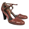 Giorgio Armani - Brown Strappy Pumps Sz 8