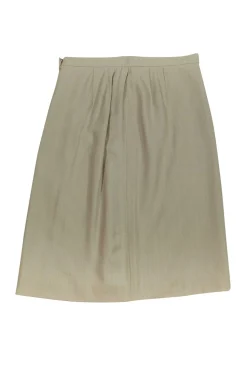 Giorgio Armani - Khaki Pencil Skirt Sz 8