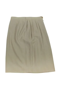 Giorgio Armani - Khaki Pencil Skirt Sz 8