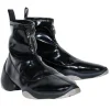Giuseppe Zanotti - Black Patent Leather Slop on Short Boots Sz 7