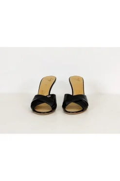 Giuseppe Zanotti - Black Slip On Heels Sz 5