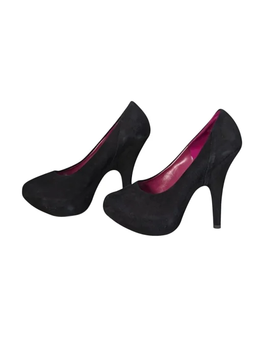 Giuseppe Zanotti - Black Suede Rounded Toe Pumps Sz 7.5