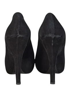 Giuseppe Zanotti - Black Suede Rounded Toe Pumps Sz 7.5