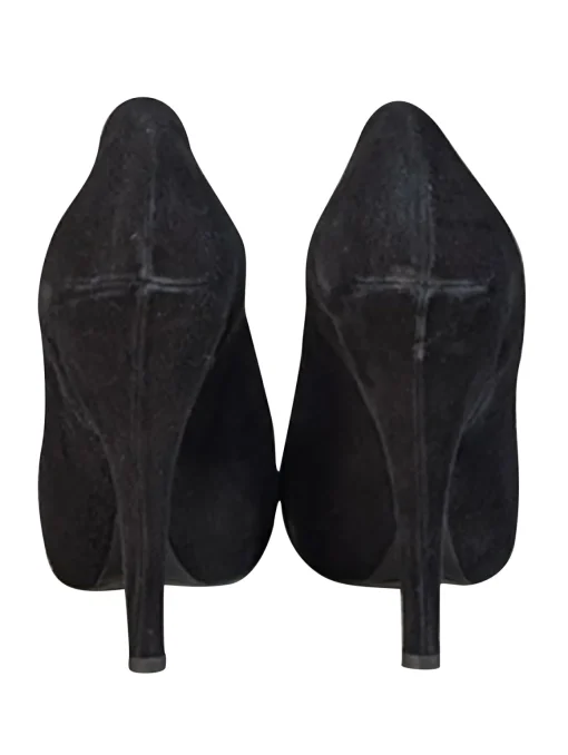 Giuseppe Zanotti - Black Suede Rounded Toe Pumps Sz 7.5