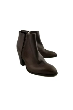 Giuseppe Zanotti - Brown Leather Booties Sz 10