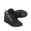 Giuseppe Zanotti - Grey Spotted Print High Top Lace Up Sneakers Sz 8