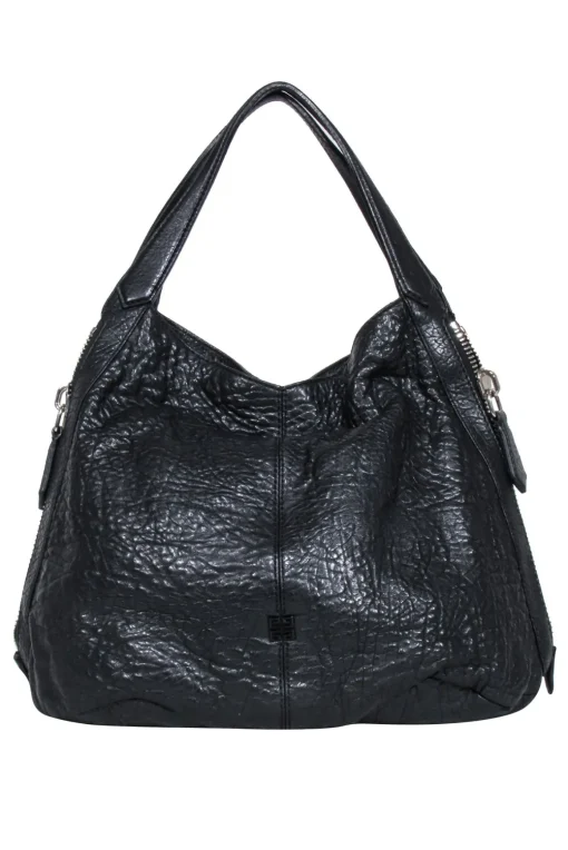 Givenchy - Black Leather Hobo Bag
