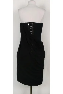 Givenchy - Black Strapless Corset Dress Sz 8
