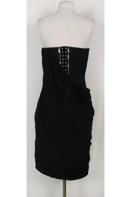 Givenchy - Black Strapless Corset Dress Sz 8