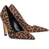 Good American - Tan & Brown Leopard Print Pointed Toe Pumps Sz 7