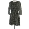 Gryphon - Grey Animal Print Silk Dress Sz 0