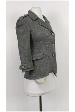 Gryphon - Grey Knit Blazer Sz XS