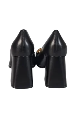Gucci - Black Leather Horsebit 