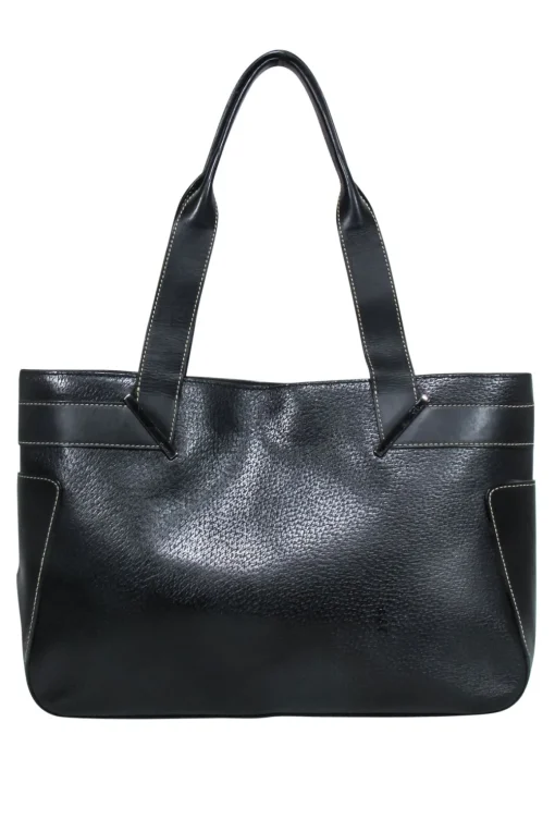 Gucci - Black Leather Mini Tote Bag