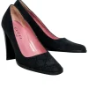 Gucci - Black Monogram Logo Pumps Sz 5.5