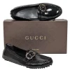 Gucci - Black Patent Leather Loafers Sz 8